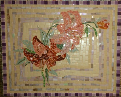 Панно "Лилии"