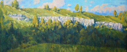 Вид на скалы Чимбулата