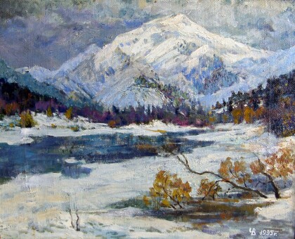 Зима в горах.