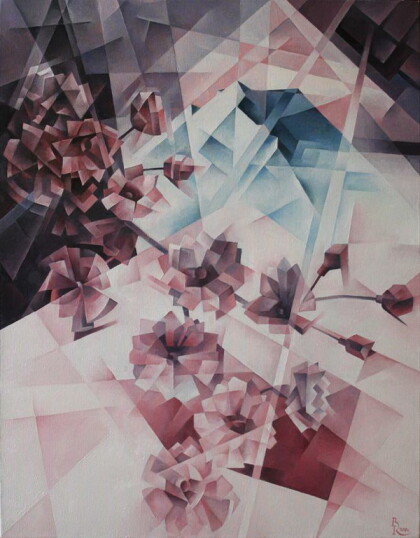 Сакура. Кубофутуризм