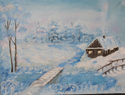 Морозная зима