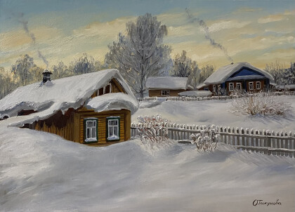 Снегом замело