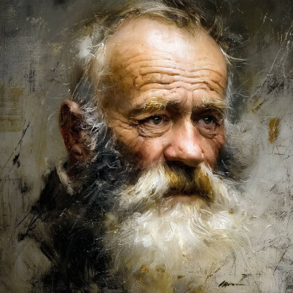 Дедушка с бородой