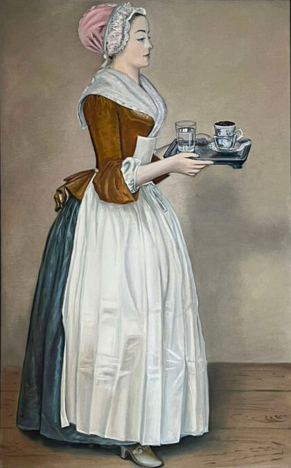 Прекрасная шоколадница