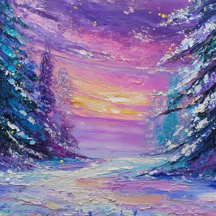 Снежная дорожка