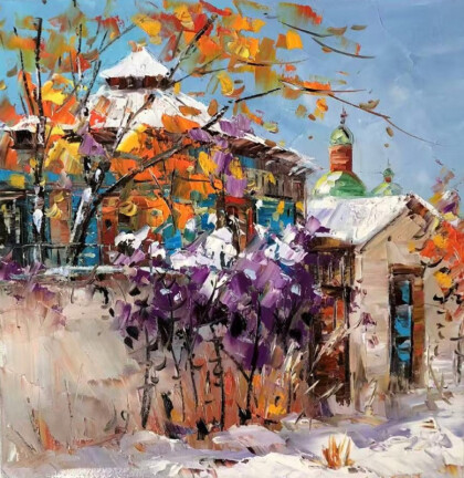 Ночью выпал первый снег