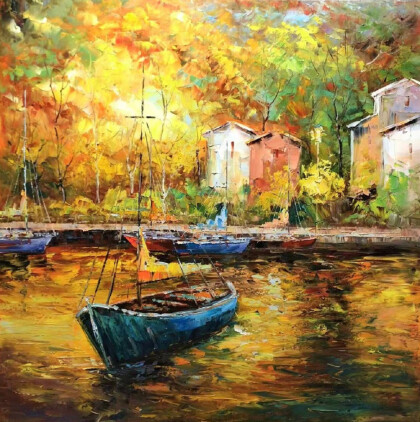 Пейзажи Италии. Каналы Милано-Мариттима