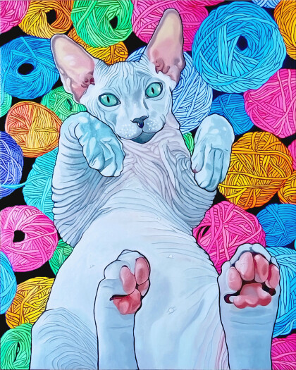 Сфинкс в клубках