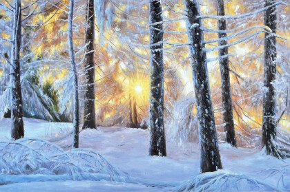 Лес из серебра