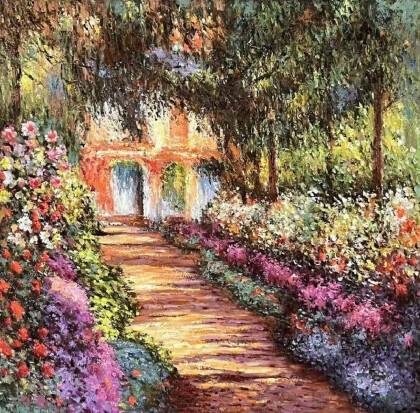 (копия) Клода Моне «Тропинка в саду Моне в Живерни, 1901-1902»