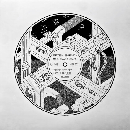 Traffic’ A2 Индустриальный сюжет Черно-белая графика Виниловая пластинка