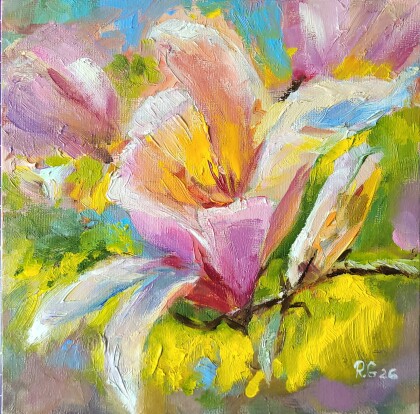 Солнечная магнолия (Солнечный розовый)