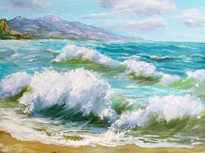 Морская солнечная волна