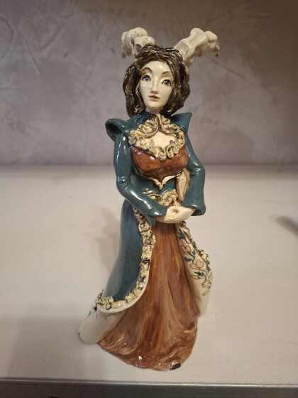 Керамическая статуэтка Козерог