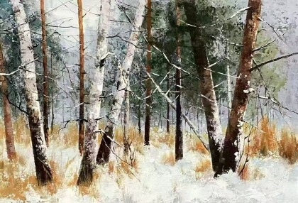 Снежный хлопок. Украшение леса