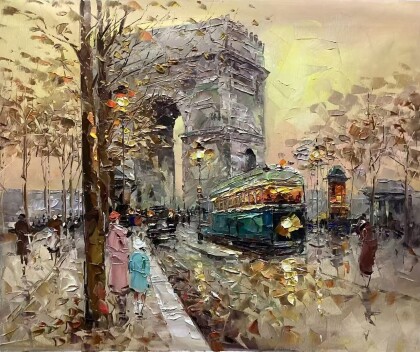 Идеальный вечер для прогулки. Триумфальная арка