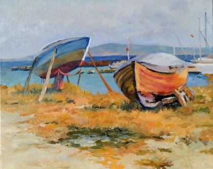 Лодки на берегу