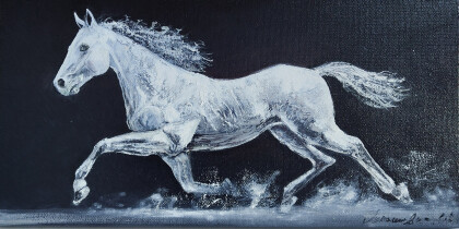 Белая лошадь