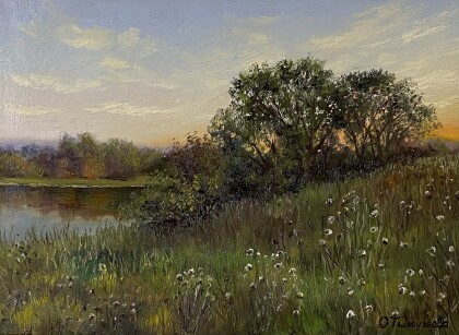 Вечер на оз.Песочном