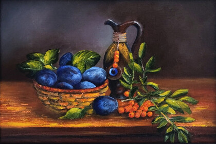 Рябина и сливы