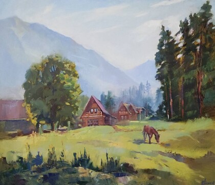 Утро в горах