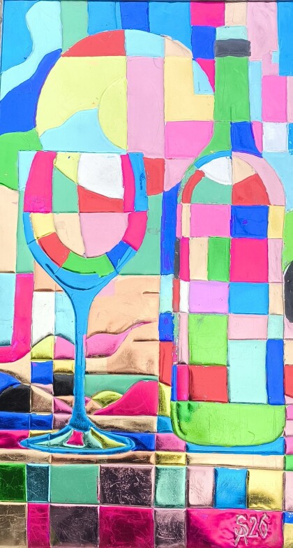 Натюрморт с бокалом.