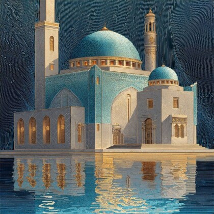 Сияние над водой