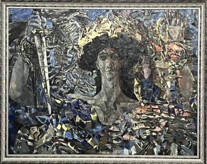 «Шестикрылый Серафим» Михаил Врубель. Ручная живопись