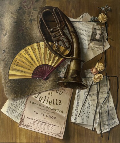 Натюрморт тромплей. Обманка