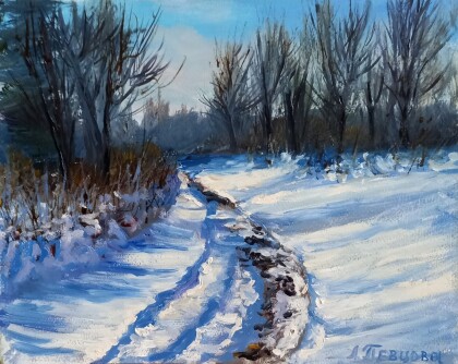 Дорога в лесу