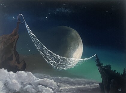 Лунная паутинка