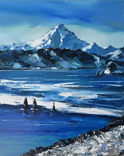 Пробуждение горной синевы. Камчатка. Авачинская бухта