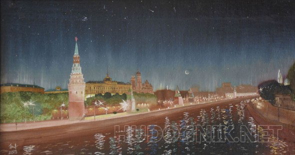 Пейзаж - Вечерняя Москва
