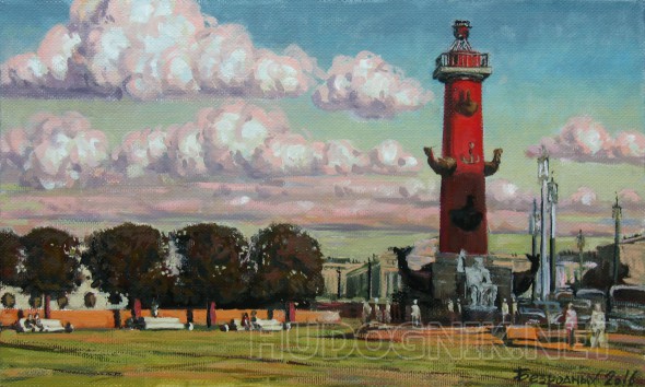 Пейзаж - На стрелке Васильевского острова