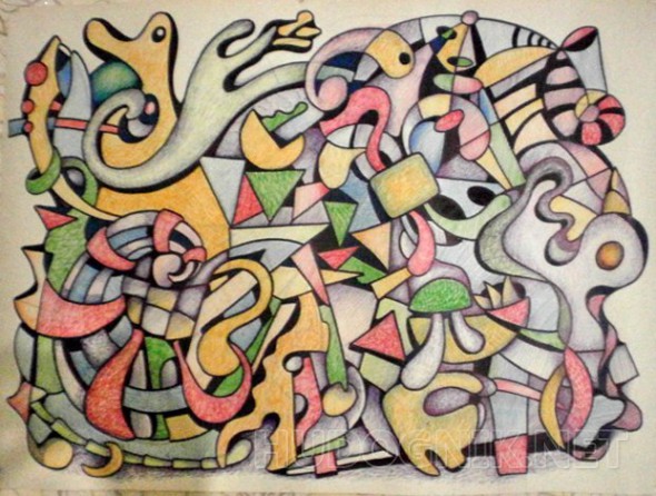 Абстракция - Клоунская шапочка