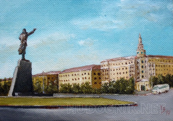 Городской пейзаж по фото