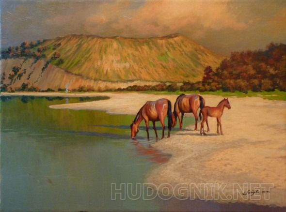 Сельский пейзаж по фото