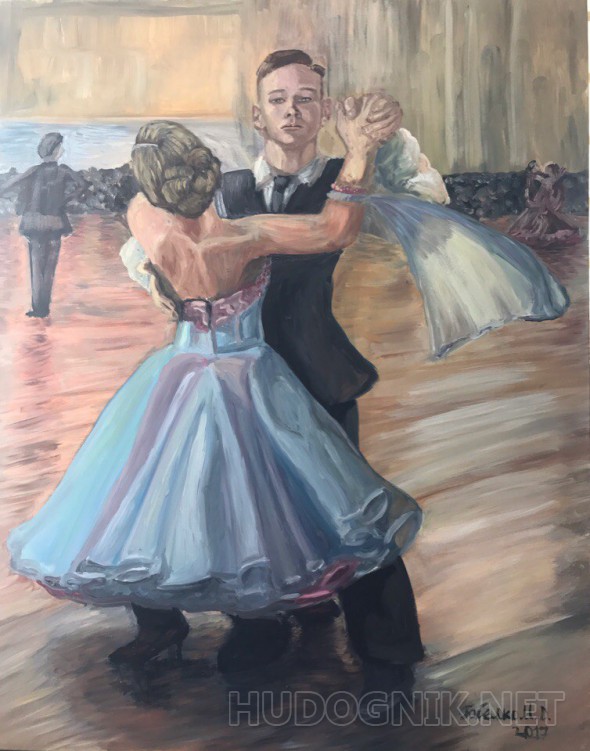 Картина маслом на холсте - Венский вальс