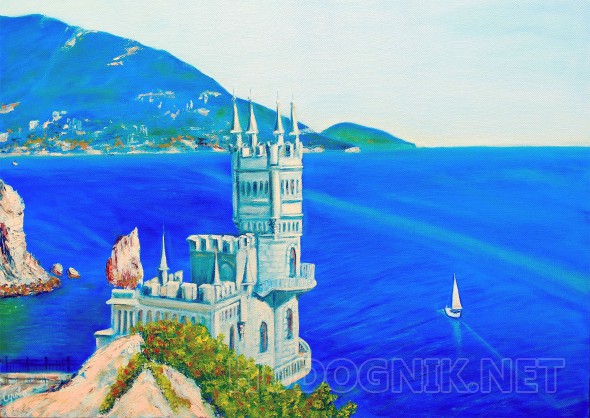 Пейзаж - Ласточкино гнездо. Крым.