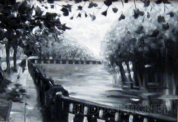 Картина художника - БЕЛАЯ НОЧЬ