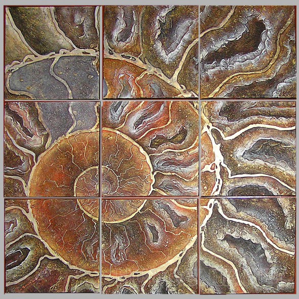 Абстракция Аммонит