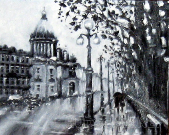 Картина художника - АДМИРАЛТЕЙСКИЙ ПРОСПЕКТ