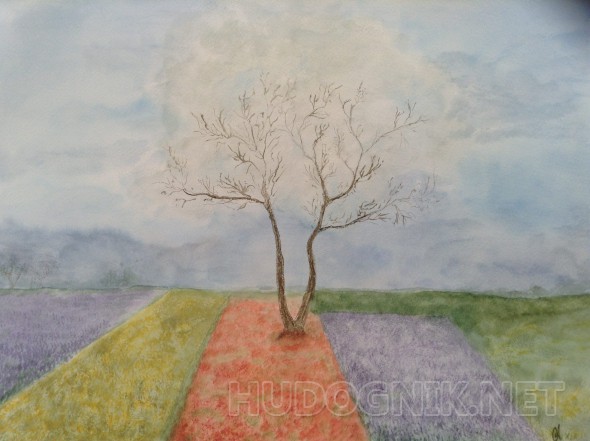 Картина маслом на холсте - Простор