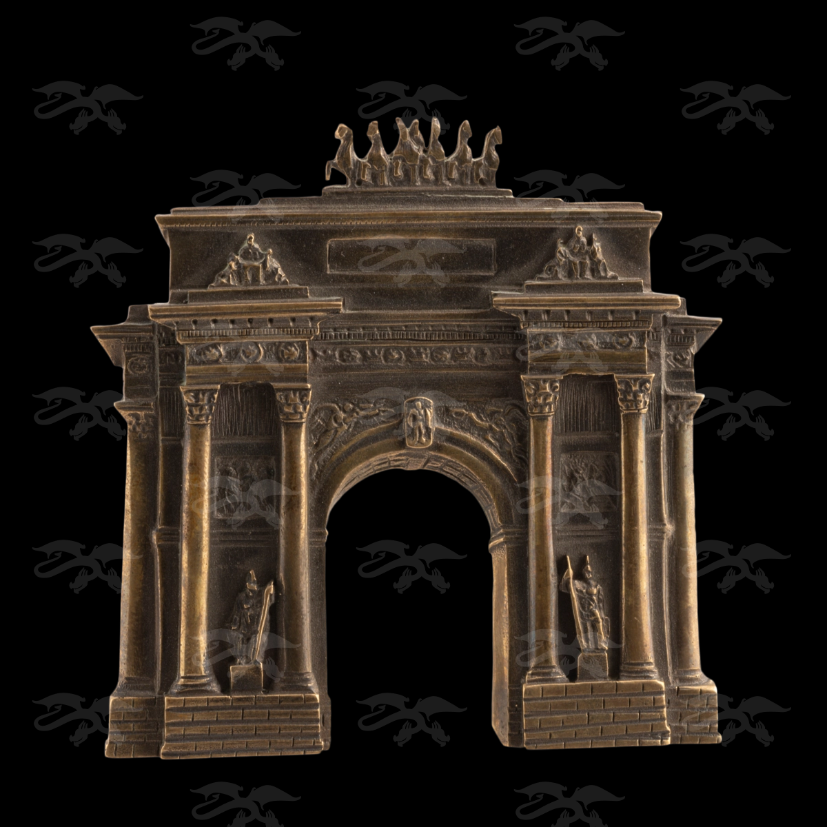 Арка из латуни по технологии бронзового литья