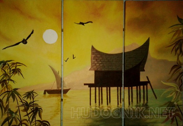 Триптих - Пагода на сваях